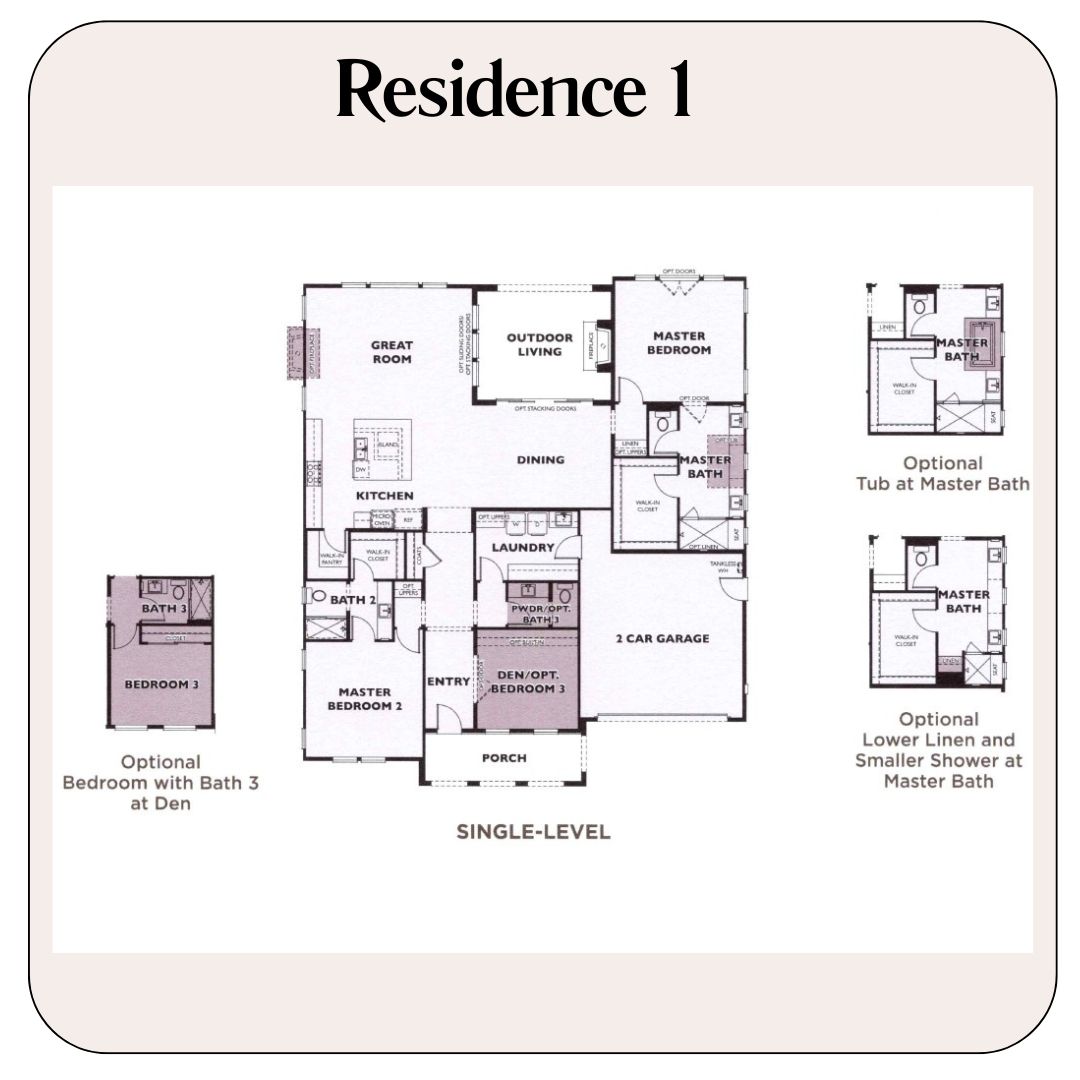 Flora Residence 1 Floorplan