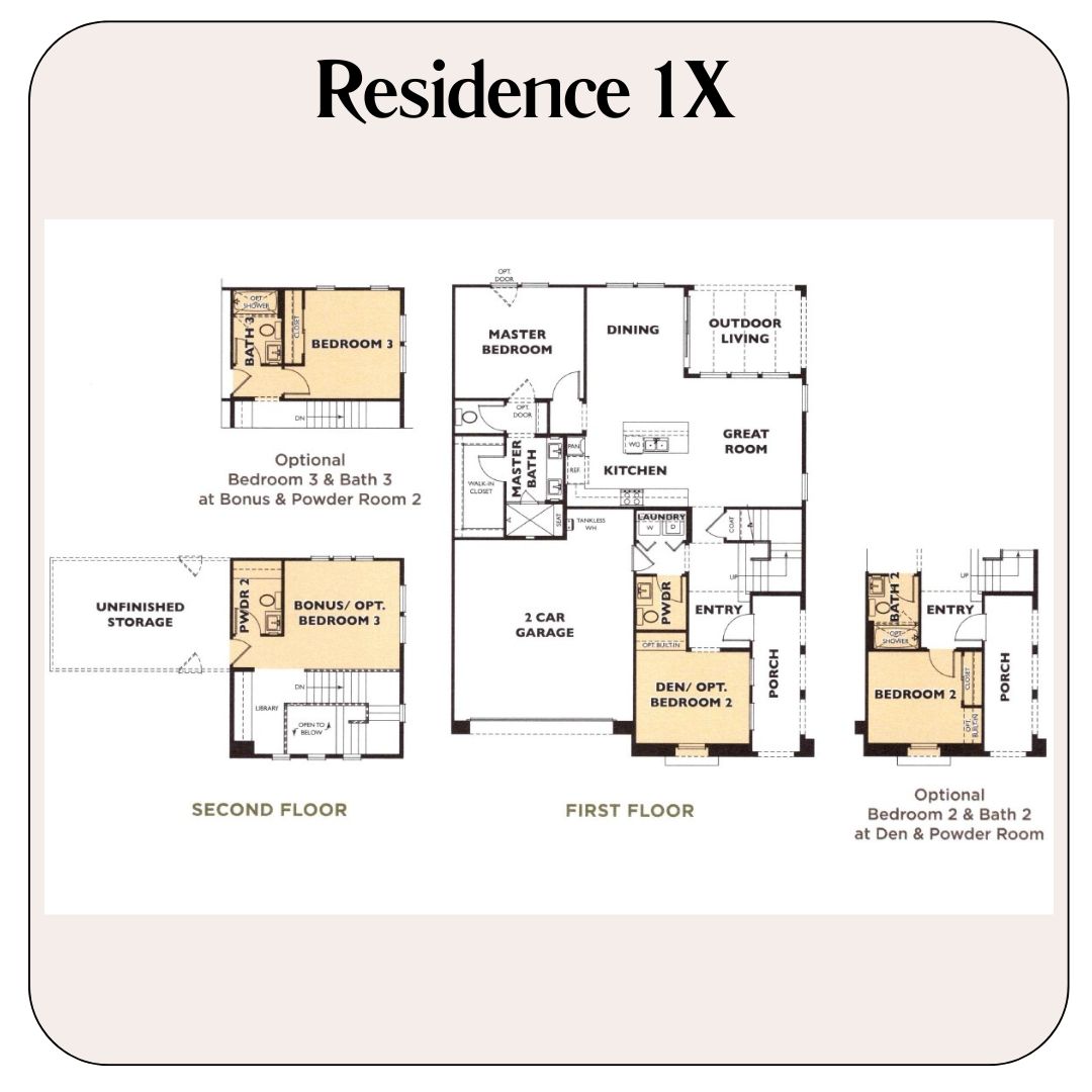 Pomelo Residence 1X floorplan