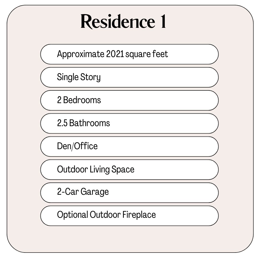 Citron Residence 1 Features