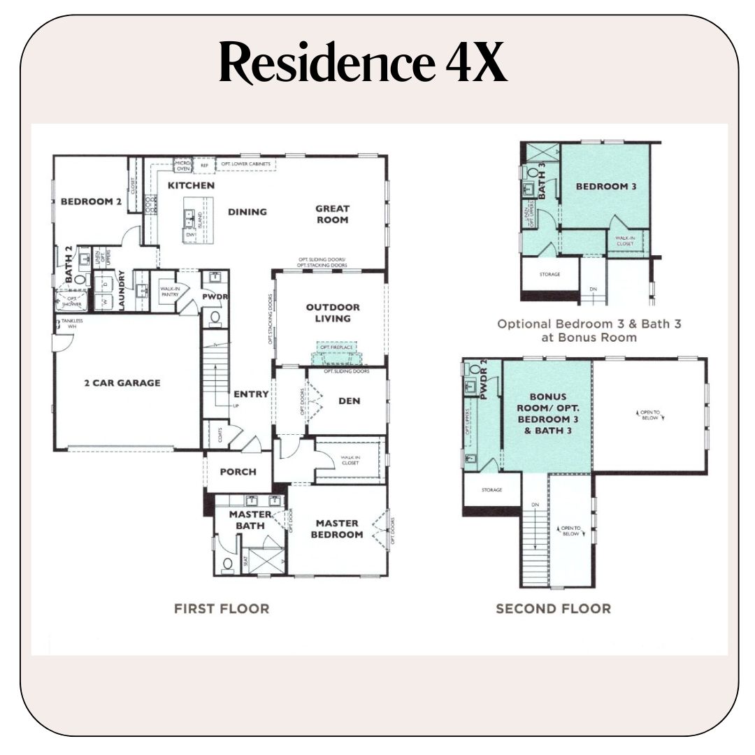 Residence 4X Floorplan - Citron