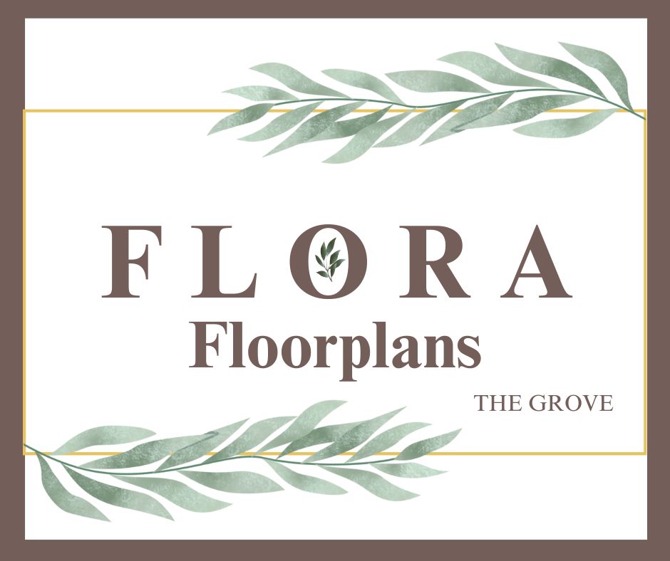 Flora at the Grove floorplans