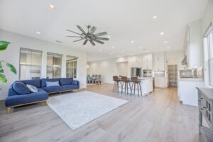 Scenic clubhouse view at The Grove 55+ retirement community in Ventura County